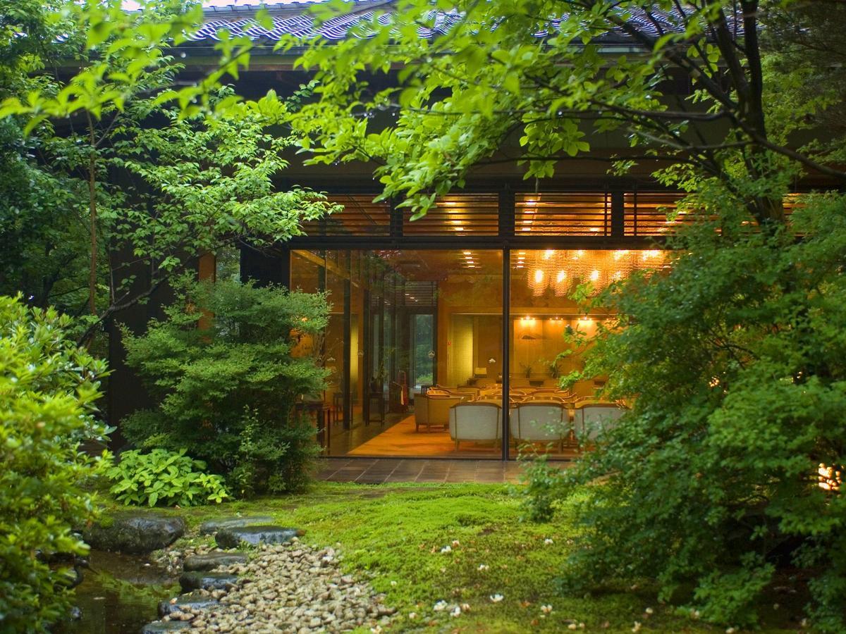 Yamashiro Onsen Midori No Yado Bansyoukaku Hotel คากะ ภายนอก รูปภาพ