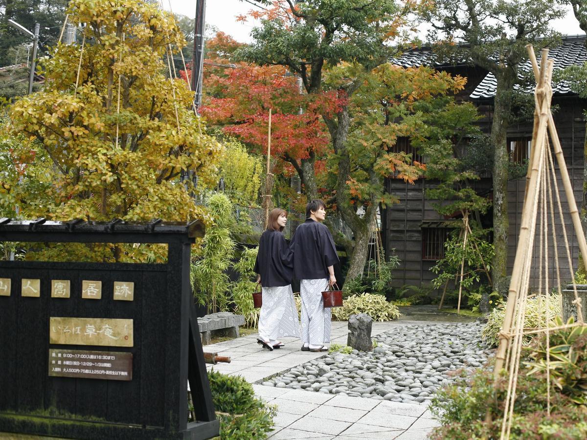 Yamashiro Onsen Midori No Yado Bansyoukaku Hotel คากะ ภายนอก รูปภาพ